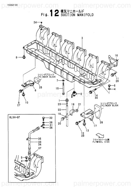 Order YANMAR 148633-12211 Support