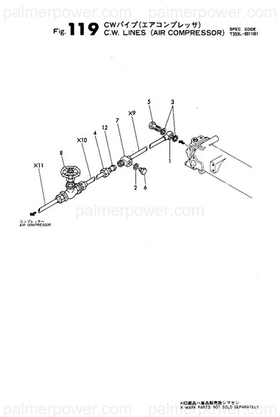 Order YANMAR 23854-180000 Bolt, Joint 18
