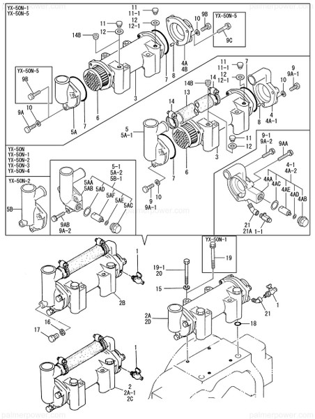 Order YANMAR 177066-04760 Core Assy, Oil Coole