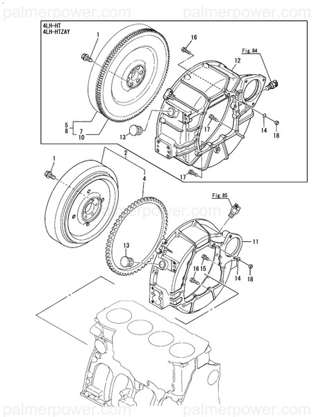 Order YANMAR 119187-01601 Housing, Flywheel