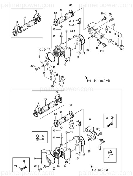 Order YANMAR 177061-04651 Cooler Assy, Lub.Oil