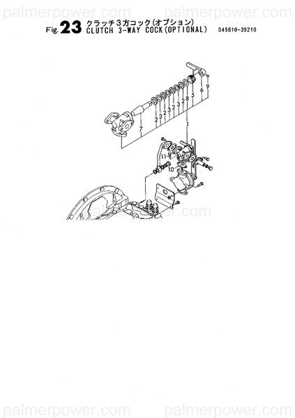 Order YANMAR 135410-39230 Handle, Cock