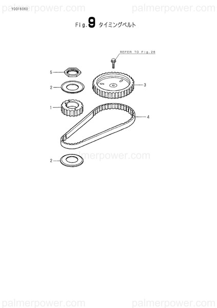 Order YANMAR 182001-71810 Nut, Rock 30Mm