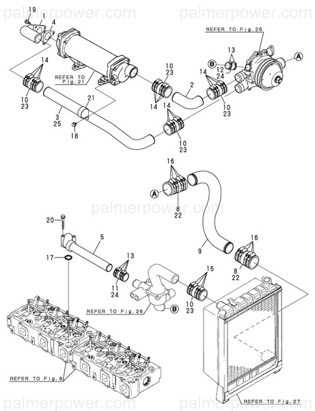 Order YANMAR 127656-49410 Pipe Assy, Water