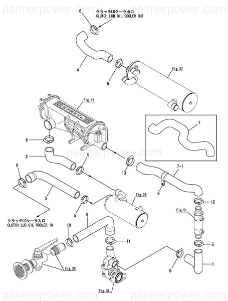 Order YANMAR 119788-49081 Pipe, Water
