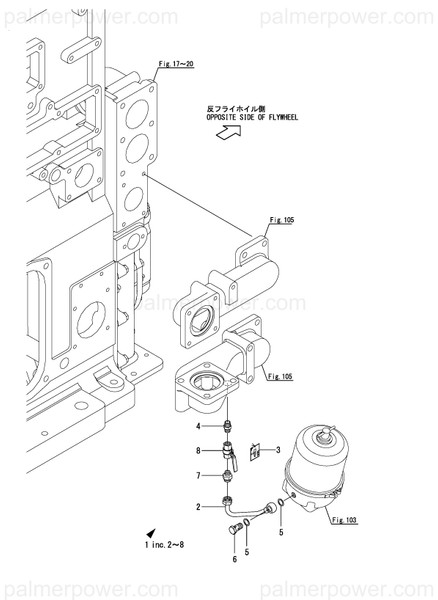 Order YANMAR 43510-000350 Bolt, Joint G1/2