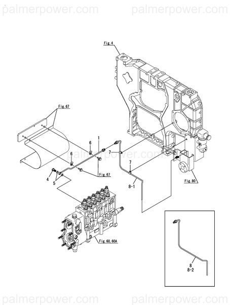 Order YANMAR 43711-097370 Pipe, Fuel
