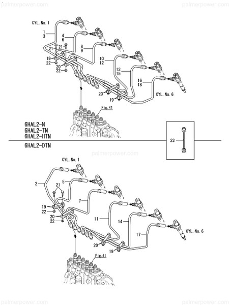 Order YANMAR 126665-59350 Pipe, Injection