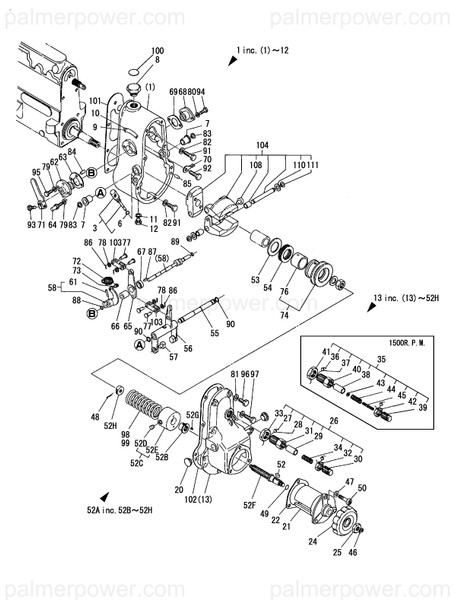 Order YANMAR 135400-61840 Label, Stop Handle