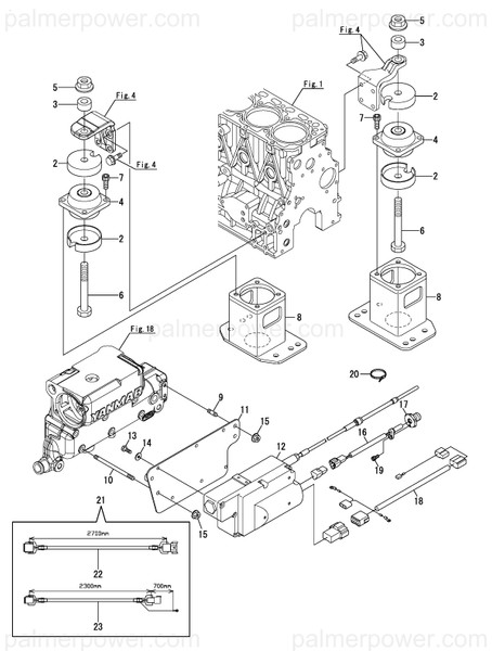 Order YANMAR 129671-08290 Bolt,10X25
