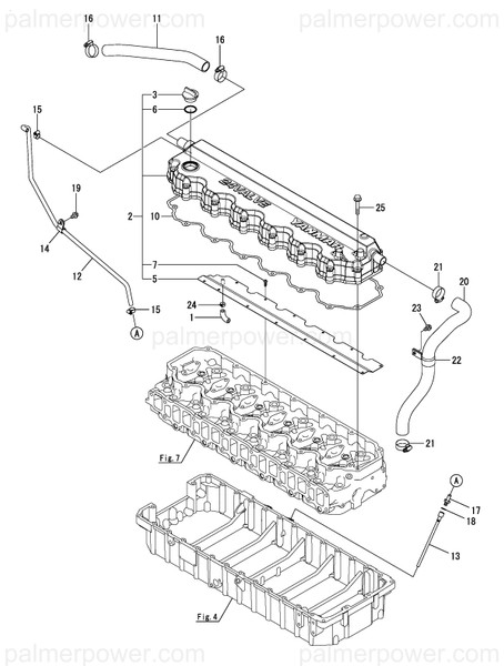 Order YANMAR 26476-050102 Screw, Tapping M5X10