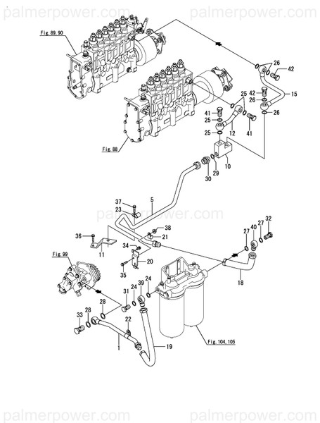 Order YANMAR 148965-59280 Pipe,Fuel
