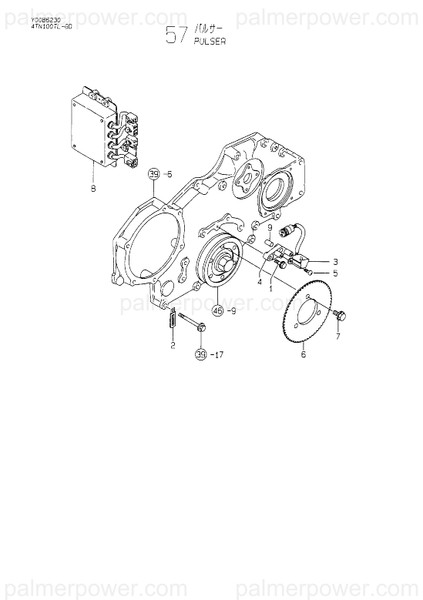 Order YANMAR 119140-78650 Gear, Pulsar