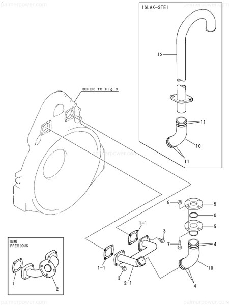 Order YANMAR 148633-03320 Pipe Assy, Breather