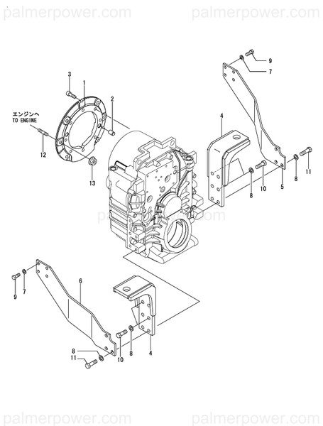 Order YANMAR 177532-02640 Bracket, Support