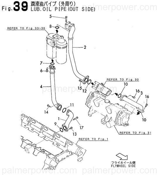 Order YANMAR 148816-39150 Pipe, Oil