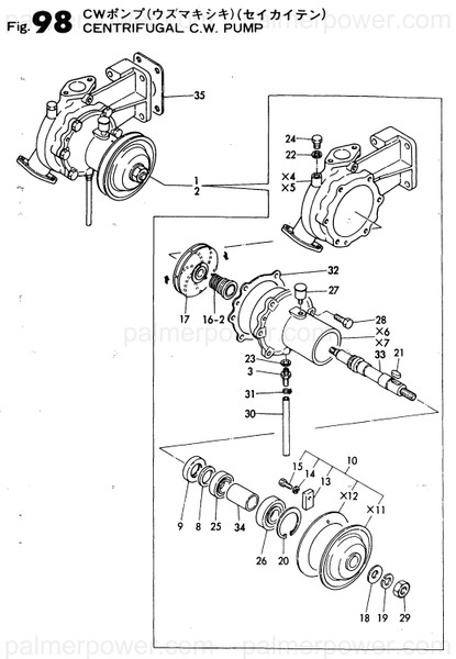 Order YANMAR 735400-42510 Pulley Assy
