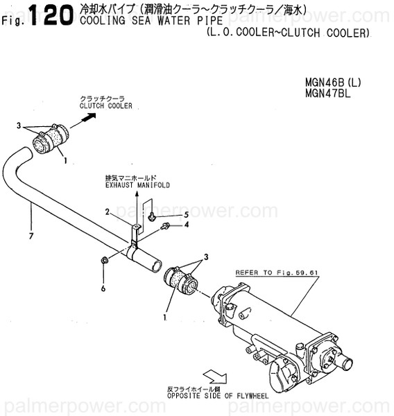 Order YANMAR 126630-49800 Pipe, Water
