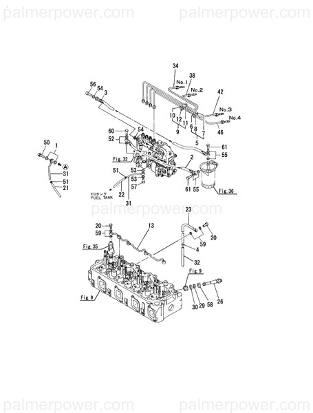 Order YANMAR 127415-59090 Retainer Assy