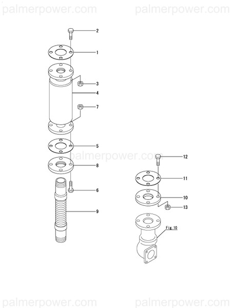 Order YANMAR 43310-551080 Flange