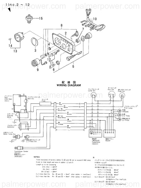 Order YANMAR 124070-91030 Harness, Wire