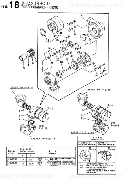Order YANMAR 148816-18070 Turbine Assy