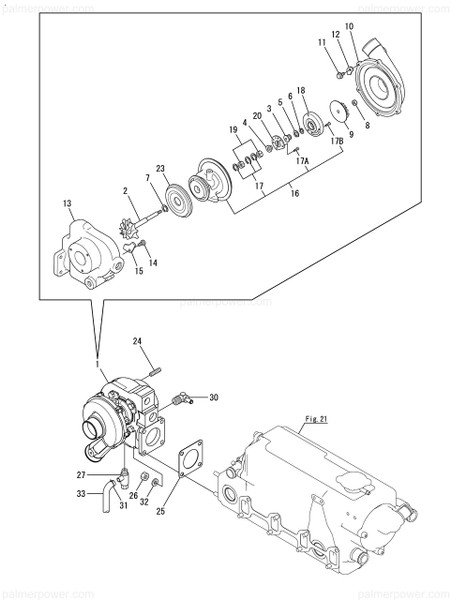 Order YANMAR XNN133911 Housing,Blower
