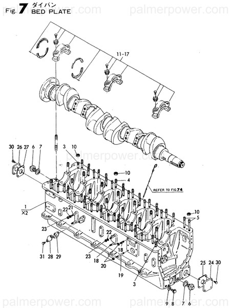 Order YANMAR 26732-160001 Nut, M16