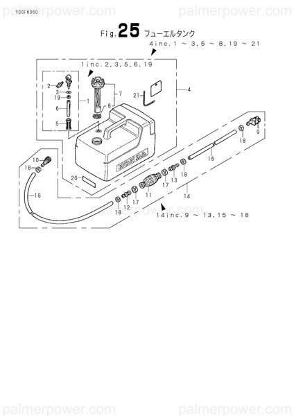 Order YANMAR 182001-56500 Connector Comp., Fue