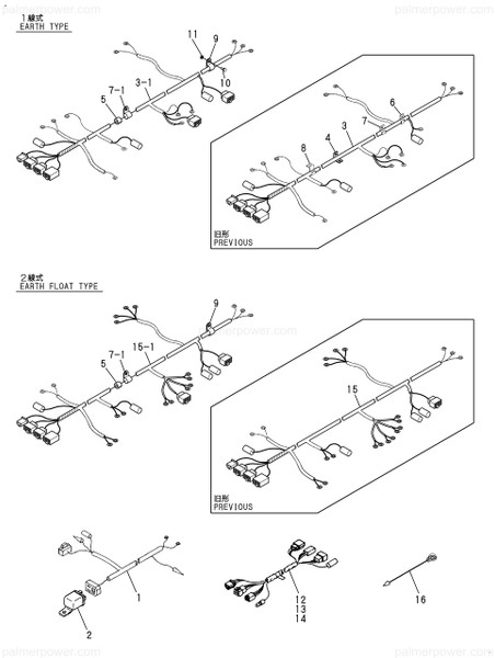 Order YANMAR 126613-77580 Harness, Wire