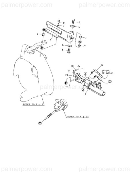 Order YANMAR 22413-250200 Pin, Cotter 2.5X20