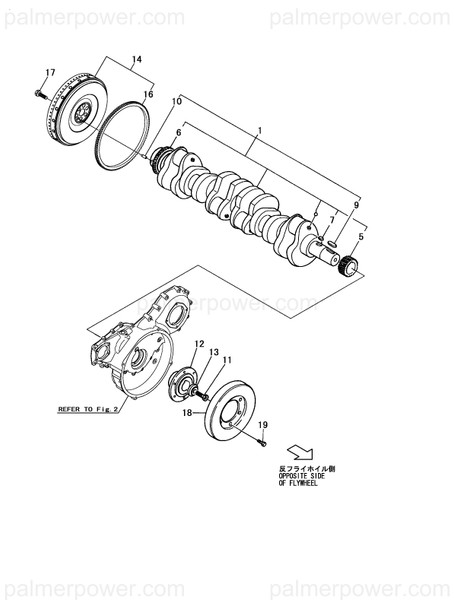 Order YANMAR 127677-21380 Flywheel Assy
