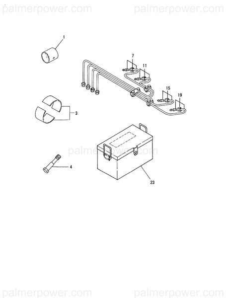 Order YANMAR 42112-002300 Box, Spare Parts