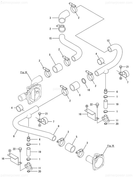 Order YANMAR 127690-49860 Pipe Assy, Cw