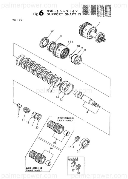 Order YANMAR 177030-03340 Retainer, Spring
