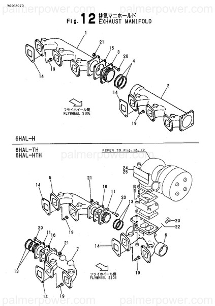 Order YANMAR 126650-13261 Gasket