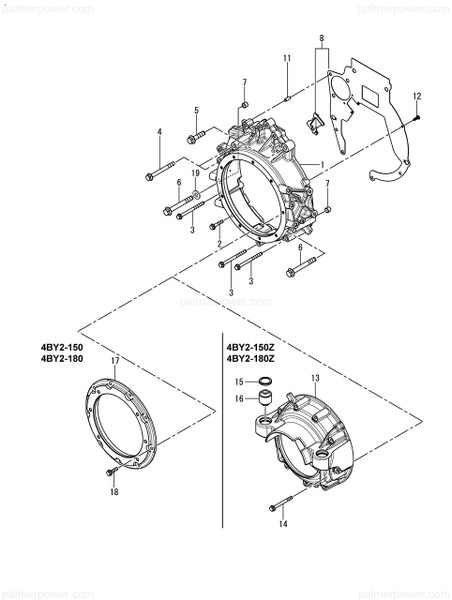 Order YANMAR 120651-01710 Cover, Fwh Drive