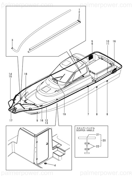 Order YANMAR 15A335-27410 Rail,Top P