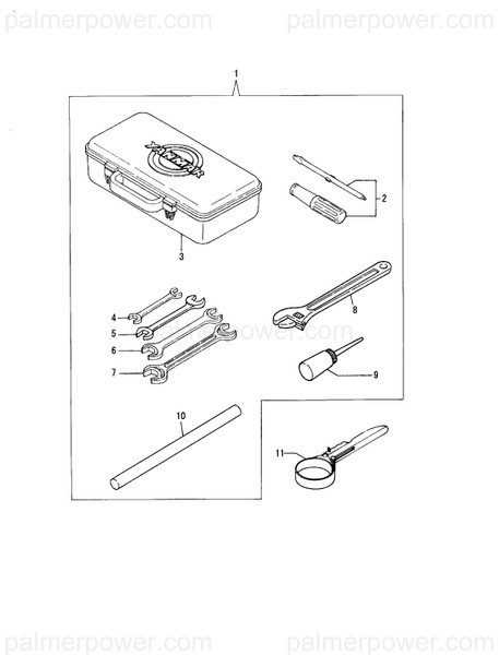 Order YANMAR 124411-92750 Wrench, Filter