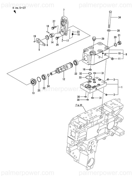Order YANMAR 177515-04742 Spacer, Shift Valve
