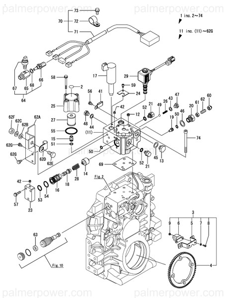 Order YANMAR 177523-04402 Valve Assy, Trolling