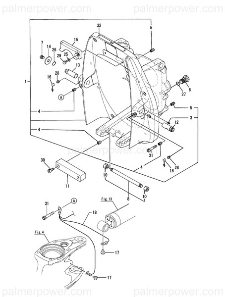 Order YANMAR 196327-01430 Pin, Bearing L