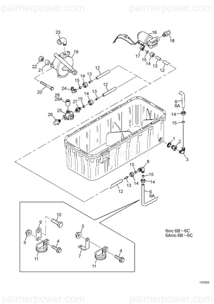 Order YANMAR 165000-50050 Bracket