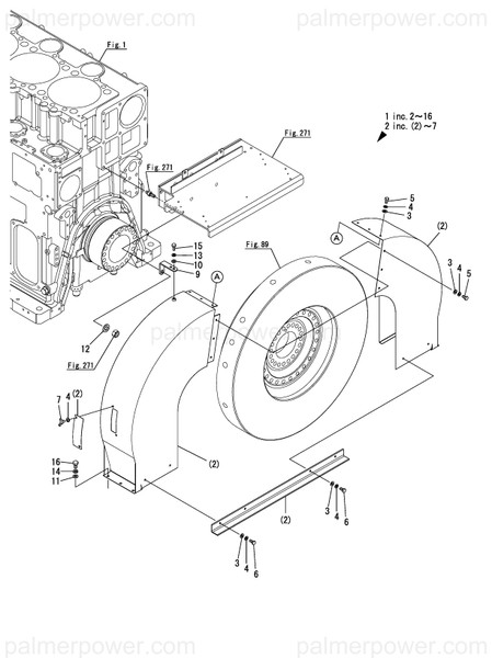 Order YANMAR 26647-080122 Bolt, Wing M8X12