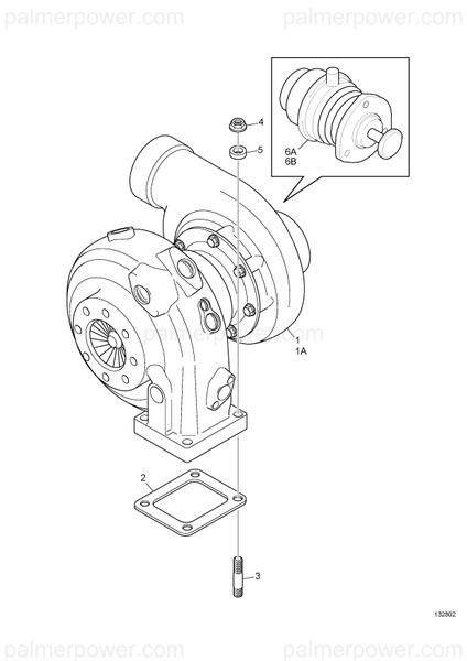 Order YANMAR 165001-30950 Waste Gate Box Asy