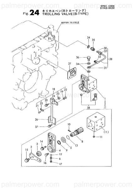 Order YANMAR 177416-04770 Valve, Switch