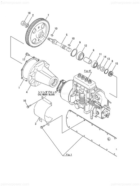 Order YANMAR 126655-54421 Gear, Pump