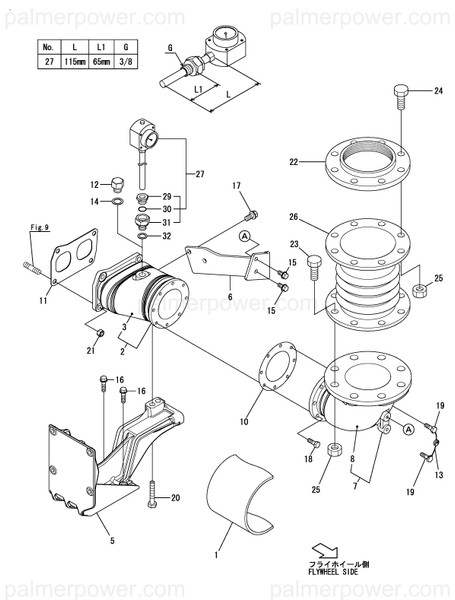 Order YANMAR 127687-18370 Insulator