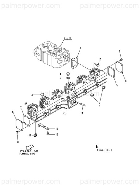 Order YANMAR 148660-13030 Lagging