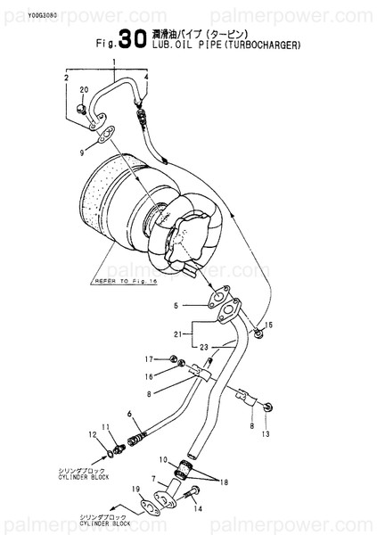 Order YANMAR 128633-39600 Fitting, Pipe